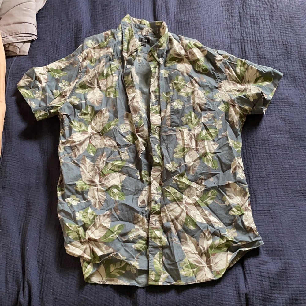 Vintage J Crew Safari Shirt Large